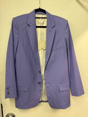Tibi Lavender Tailored Blazer